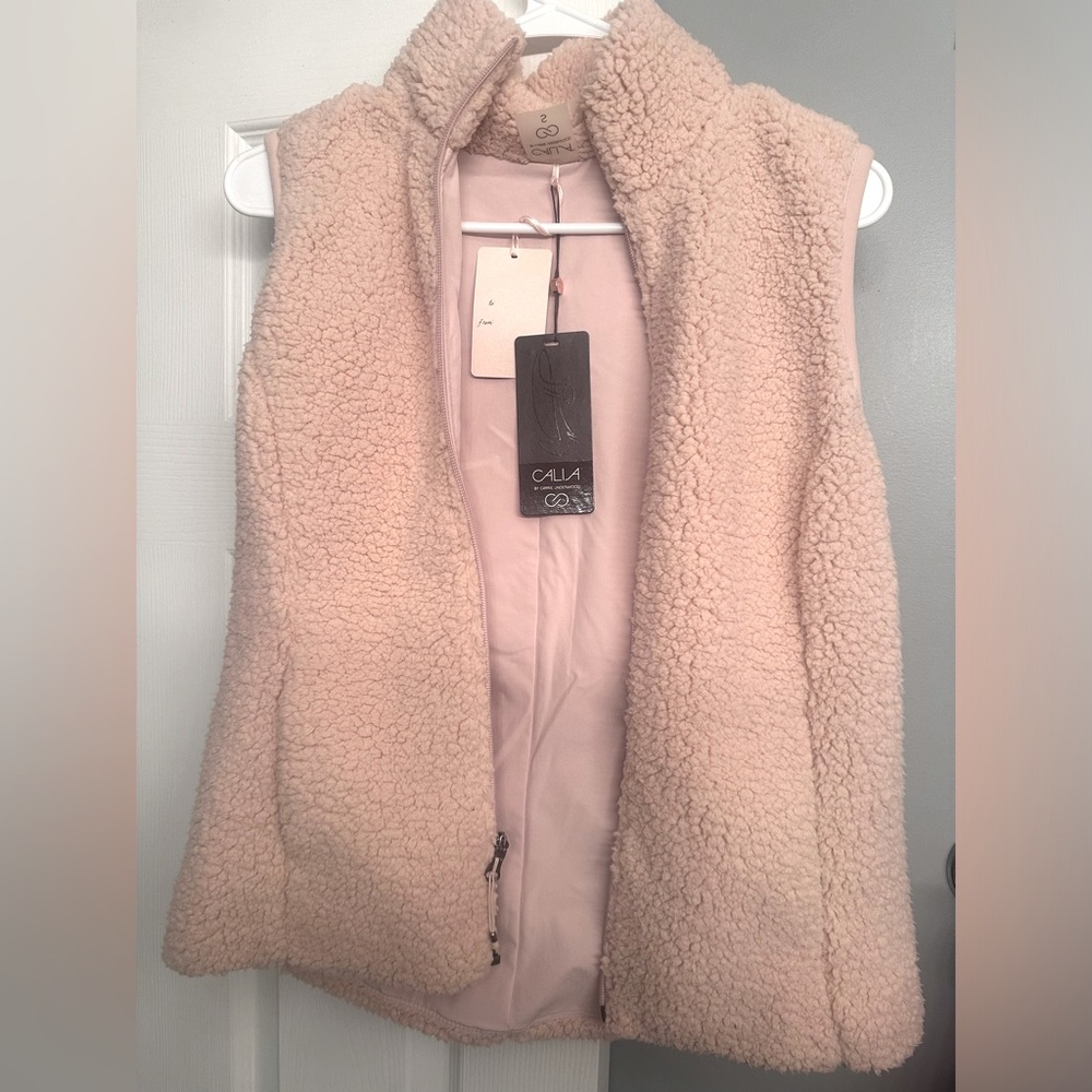 Calia by Carrie Underwood Blush Vest NWT